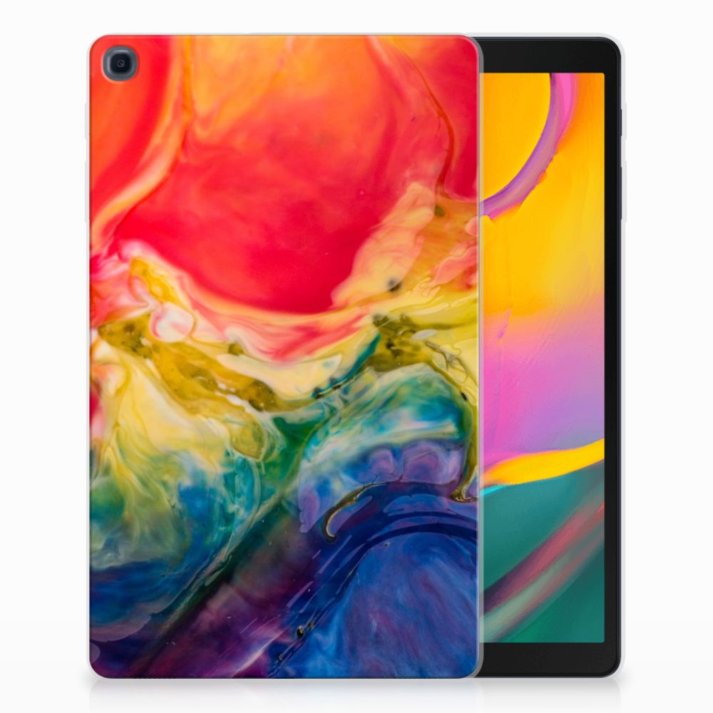 Tablethoes Samsung Galaxy Tab A 10.1 (2019) Watercolor Dark