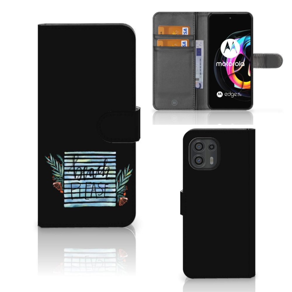Motorola Edge 20 Lite Leuk Hoesje Boho Beach