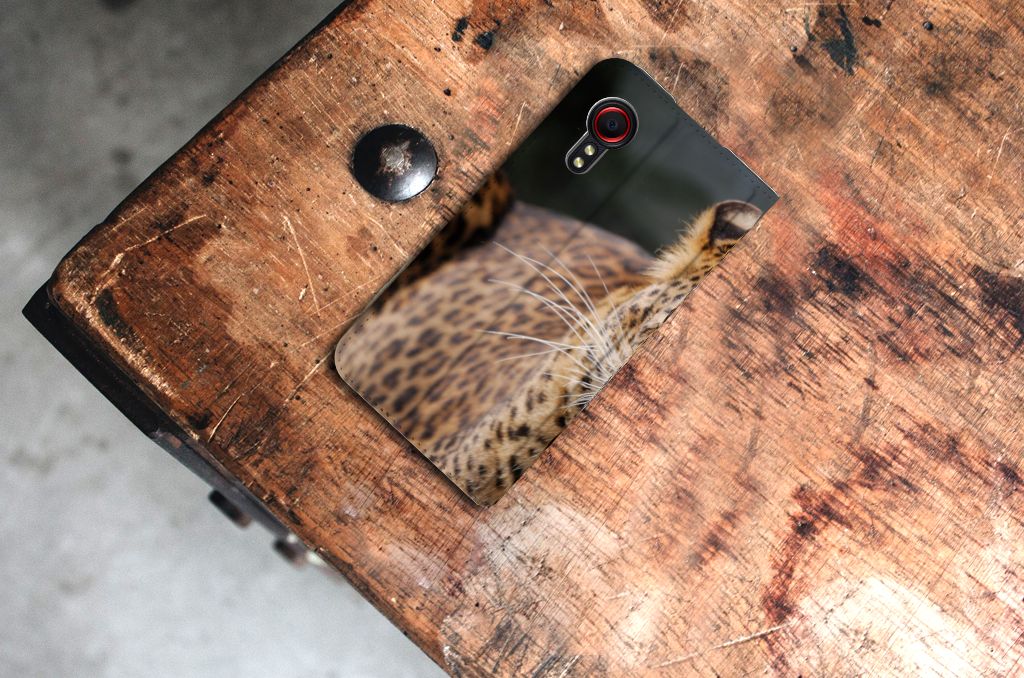 Samsung Galaxy Xcover 5 Hoesje maken Luipaard - B2C Telecom
