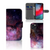 Book Case voor Apple iPhone 11 Pro Galaxy met sterren en planeten design, drie pasjes en sluit lipje đ.