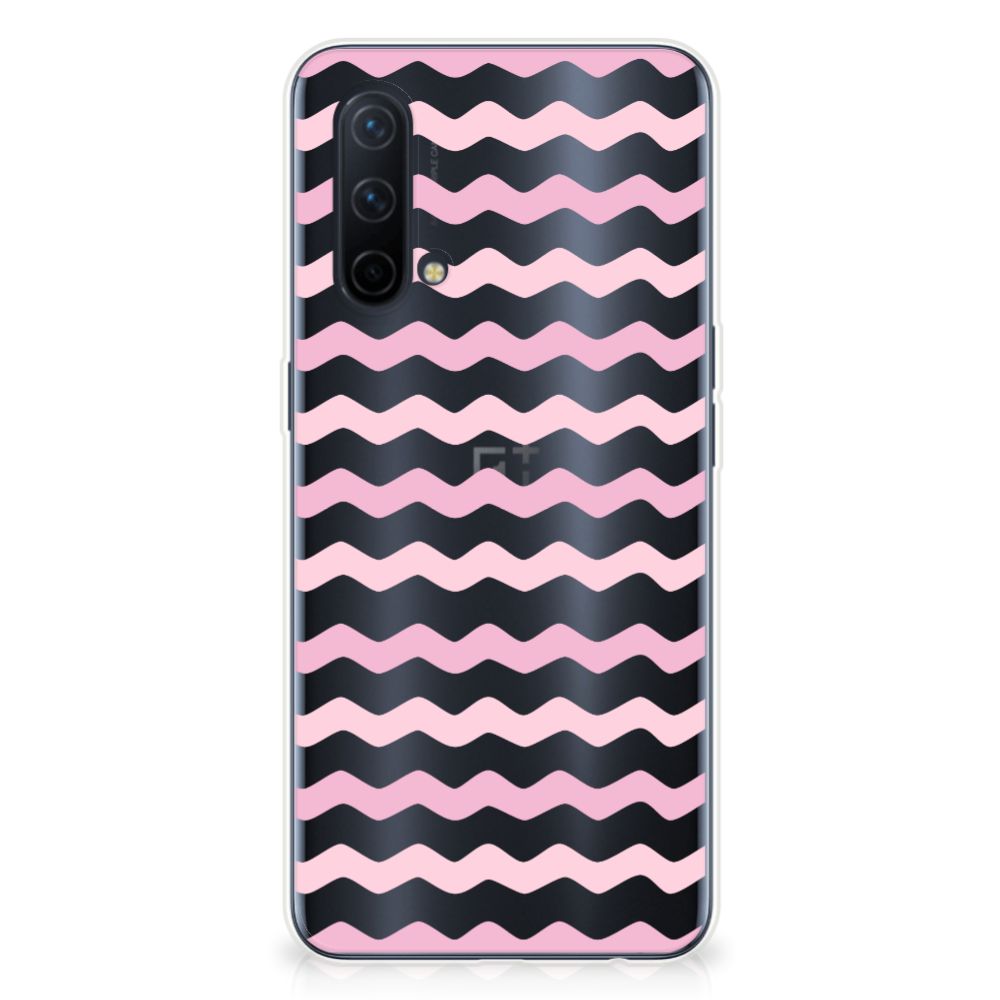 OnePlus Nord CE 5G TPU bumper Waves Roze B2C Telecom