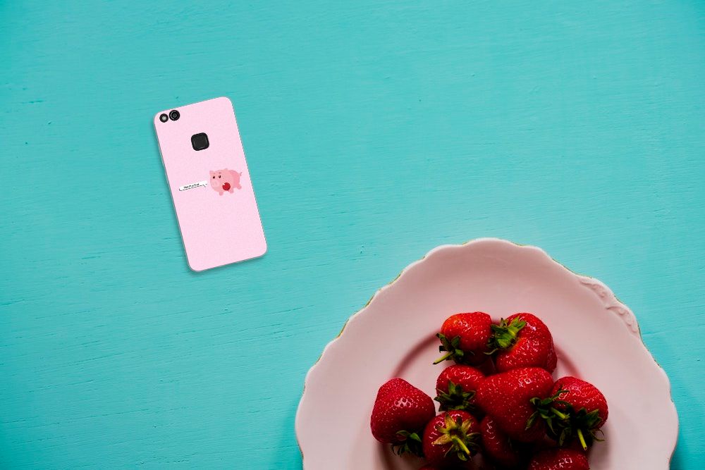 Huawei P10 Lite Telefoonhoesje met Naam Pig Mud