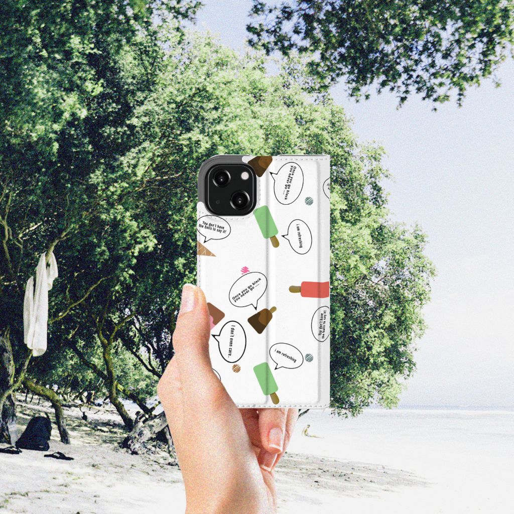 iPhone 13 Flip Style Cover IJsjes