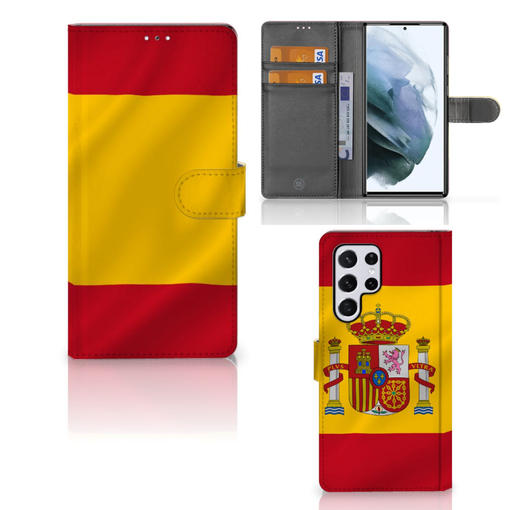 Samsung Galaxy S22 Ultra Bookstyle Case Spanje
