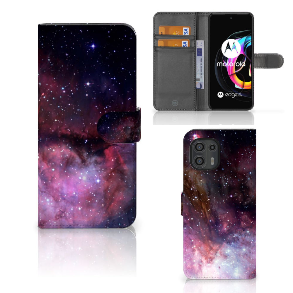 Book Case voor Motorola Edge 20 Lite Galaxy