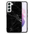 Samsung Galaxy S22 Marmeren Print Telefoonhoesje Marmer Zwart - Origineel Cadeau Vader