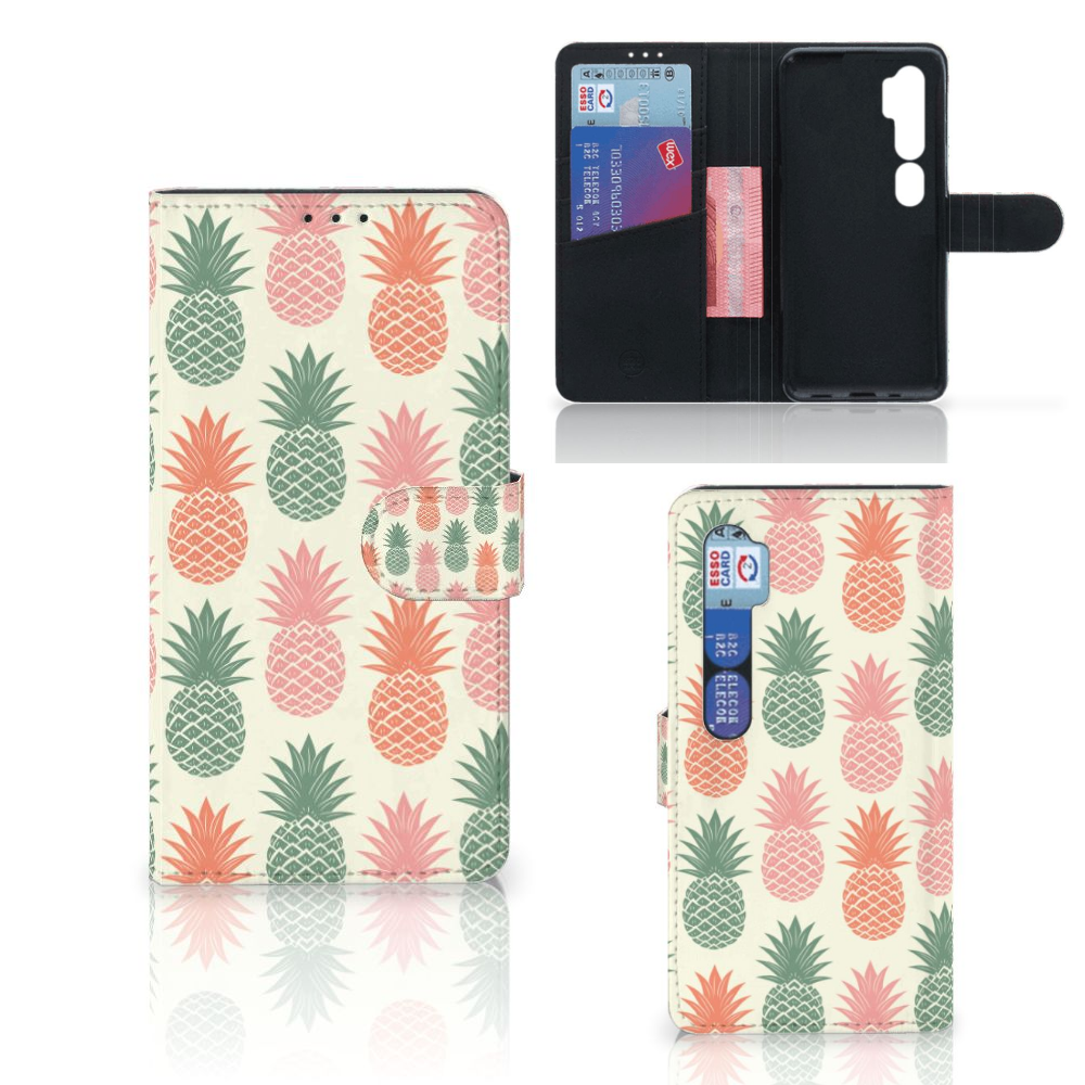 Xiaomi Mi Note 10 Pro Book Cover Ananas