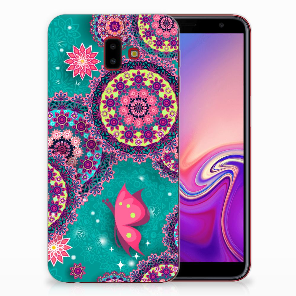 Samsung Galaxy J6 Plus (2018) Hoesje maken Cirkels en Vlinders