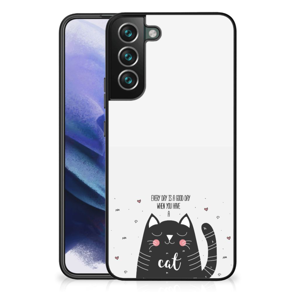 Samsung Galaxy S22 Plus Hoesje Cat Good Day