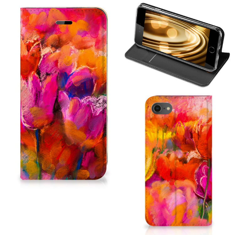 Bookcase iPhone 7 | 8 | SE (2020) | SE (2022) Tulips