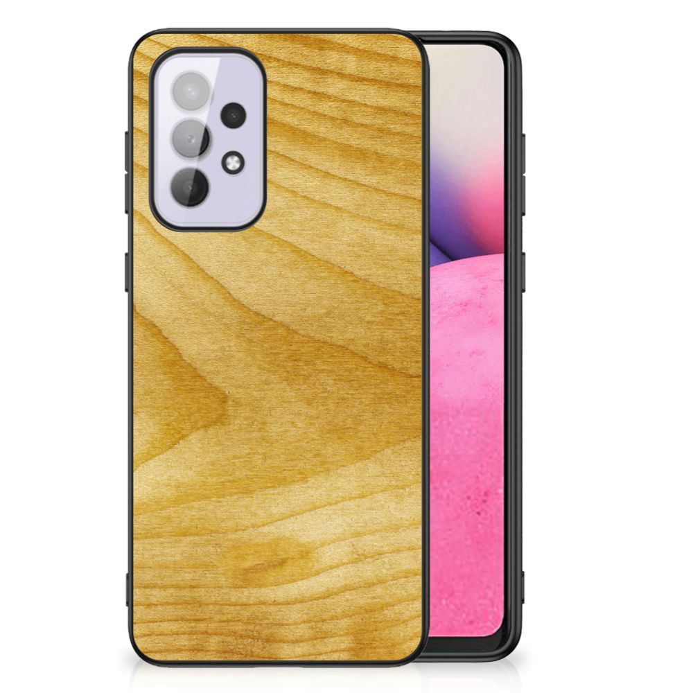 Samsung Galaxy A33 5G Houten Print Telefoonhoesje Licht Hout B2C Telecom
