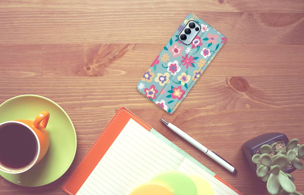OPPO Find X3 Lite Smart Cover Flower Power - B2C Telecom