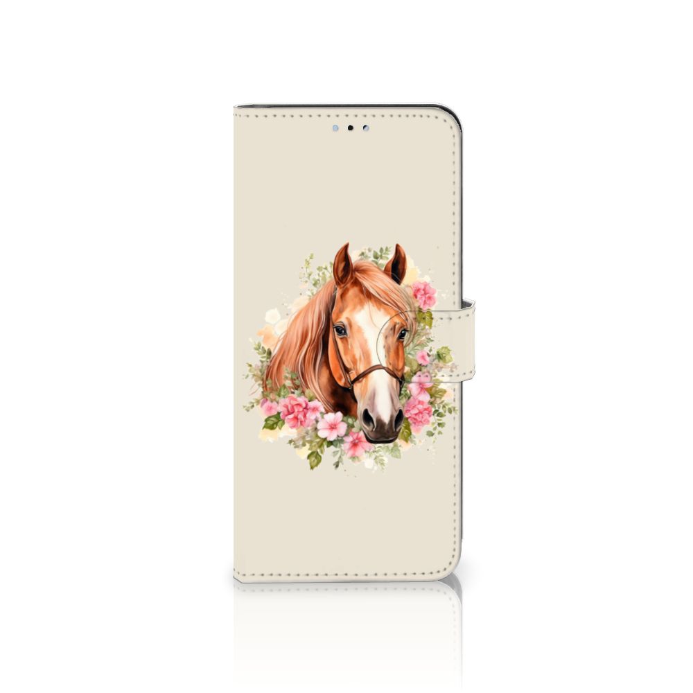 Telefoonhoesje met Pasjes voor OPPO A17 Paard