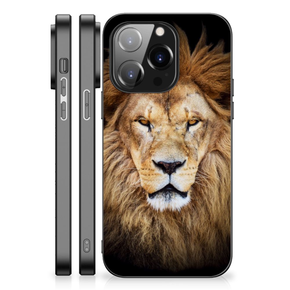 iPhone 14 Pro Dierenprint Telefoonhoesje Leeuw