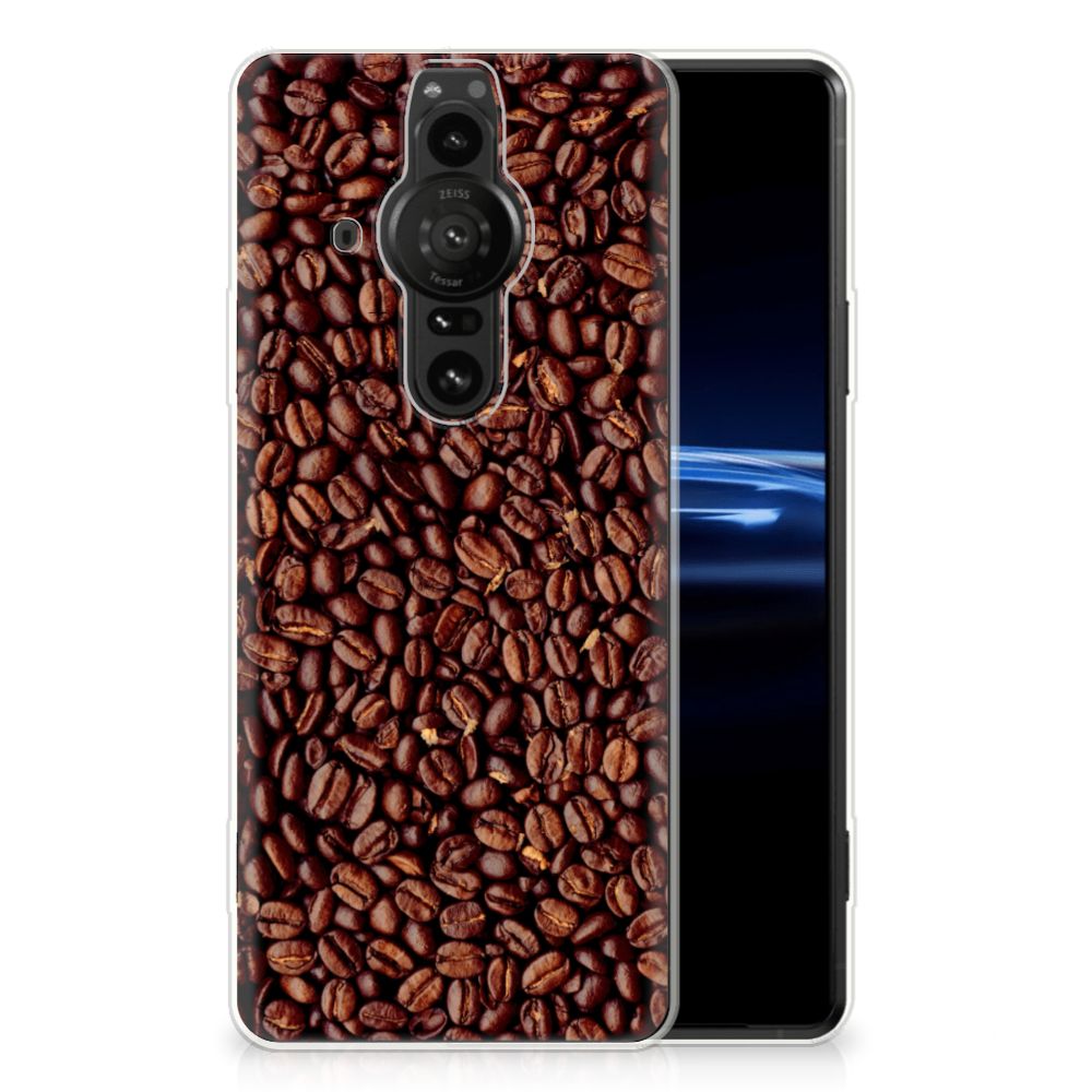 Sony Xperia Pro-I Siliconen Case Koffiebonen
