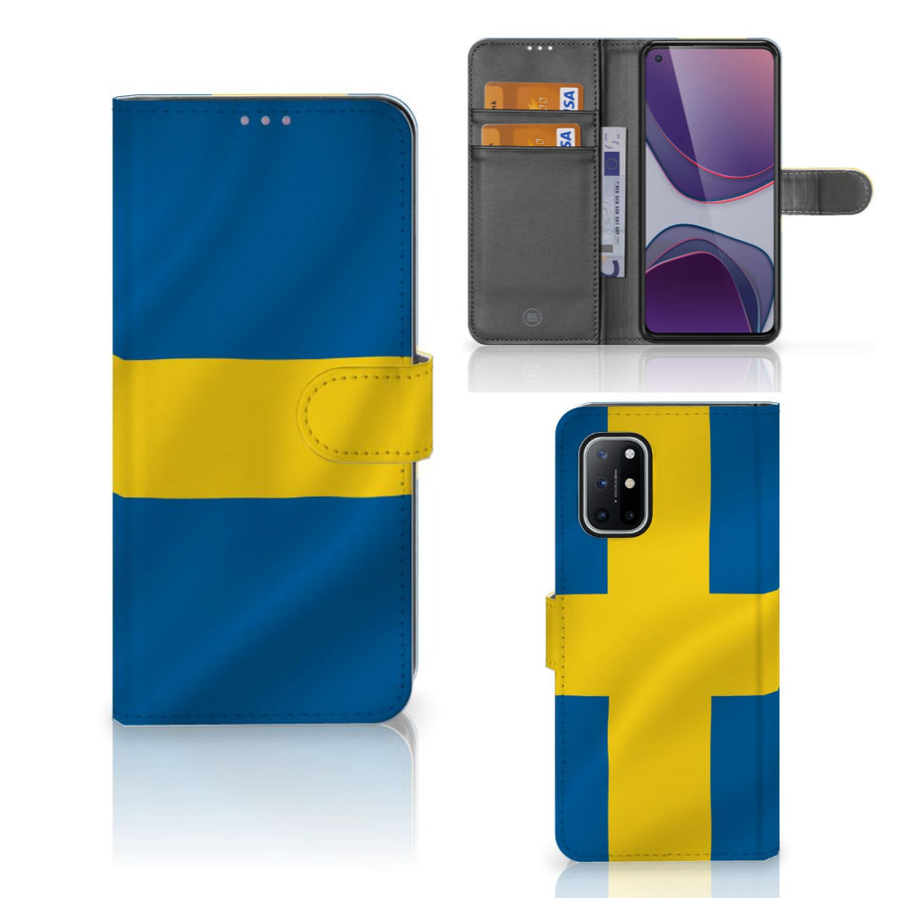 OnePlus 8T Bookstyle Case Zweden