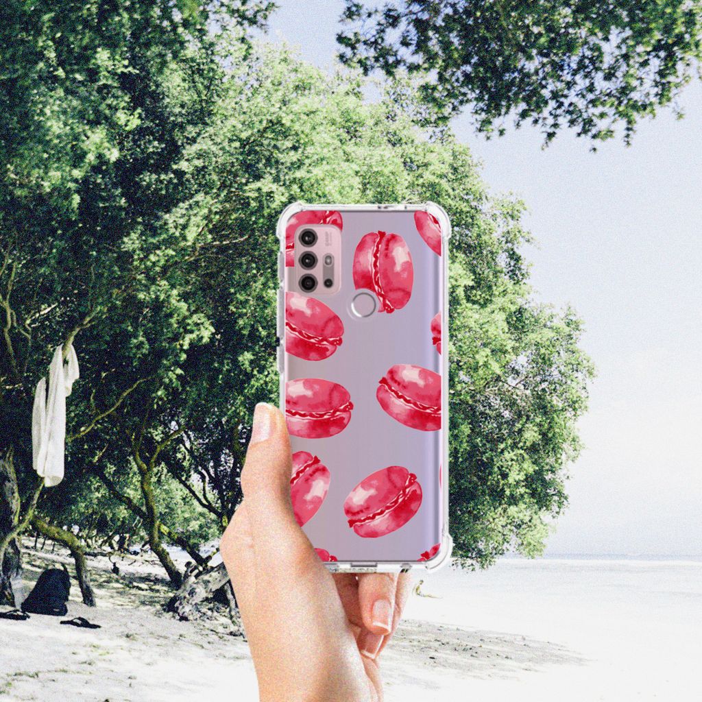 Motorola Moto G30 | G20 | G10 Beschermhoes Pink Macarons B2C Telecom