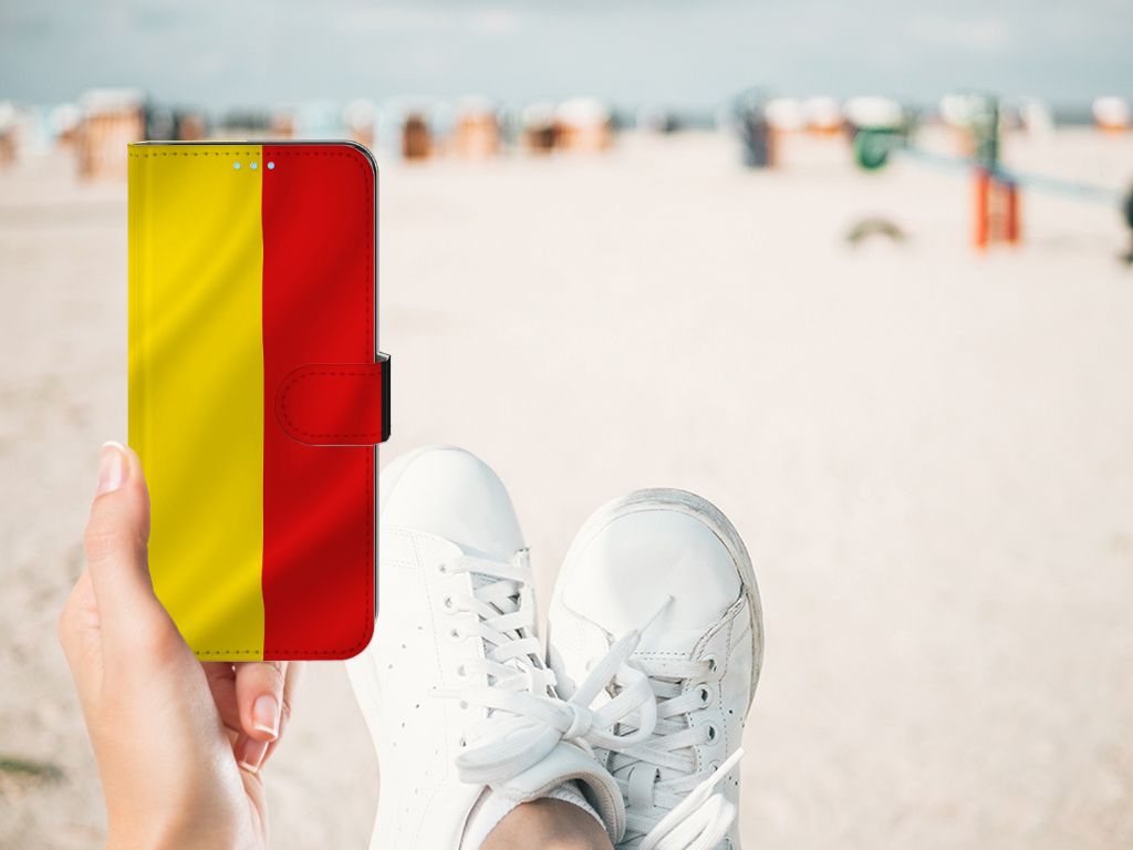 OPPO A74 4G Bookstyle Case Belgische Vlag