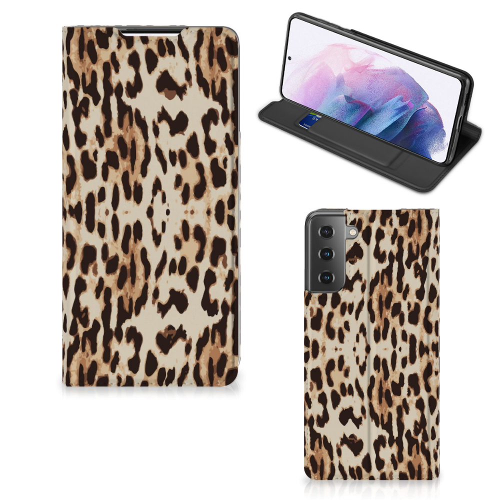 Samsung Galaxy S21 Plus Hoesje maken Leopard - B2C Telecom