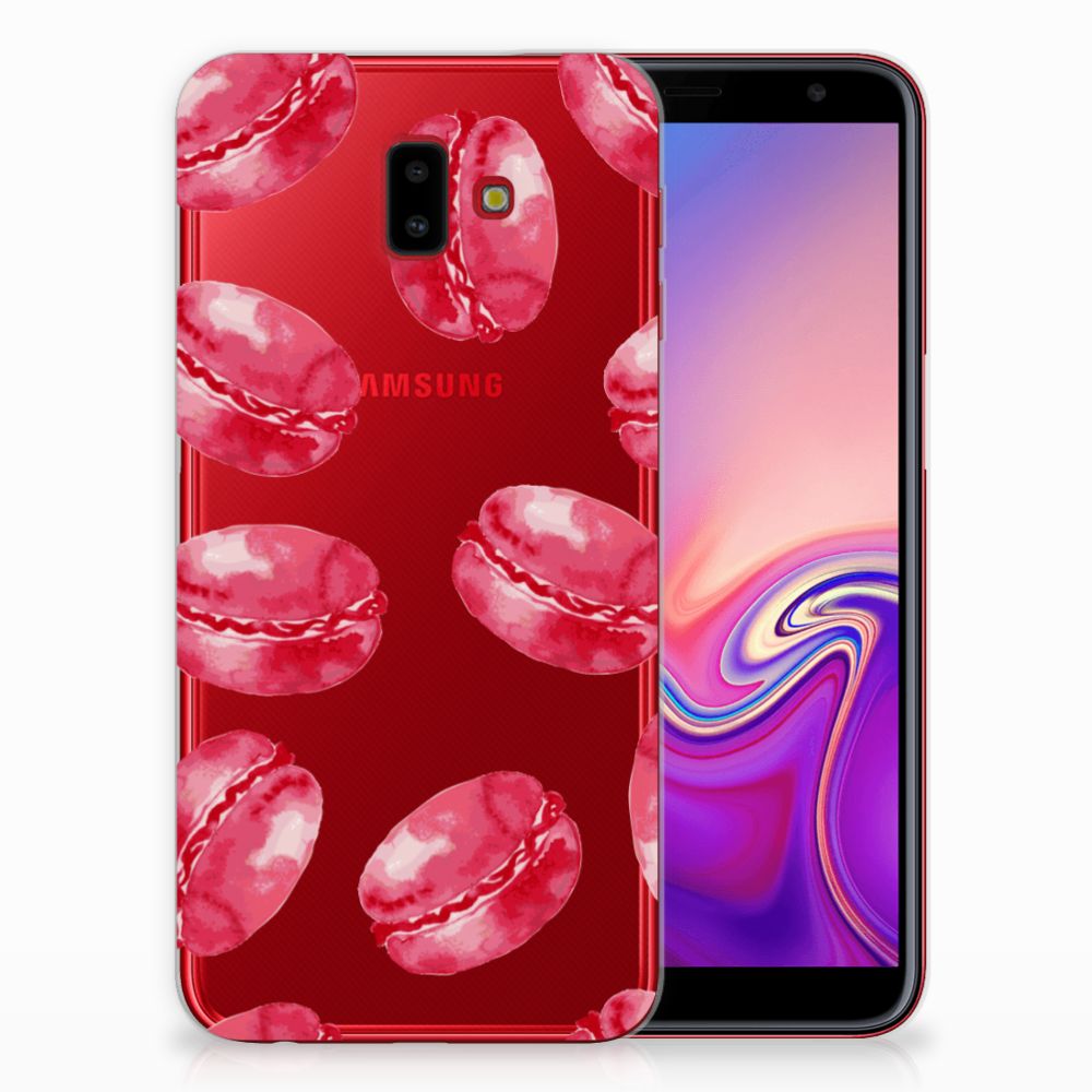 Samsung Galaxy J6 Plus (2018) Siliconen Case Pink Macarons