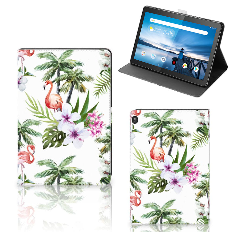 Lenovo Tablet M10 Flip Case Flamingo Palms