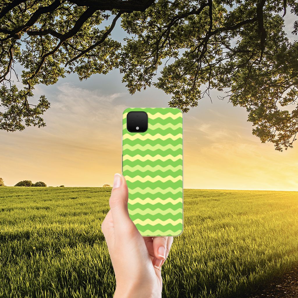 Google Pixel 4 XL TPU bumper Waves Green B2C Telecom
