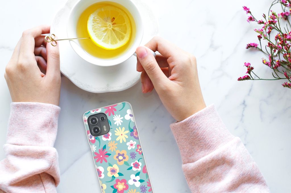 Motorola Edge 20 Lite TPU Case Flower Power