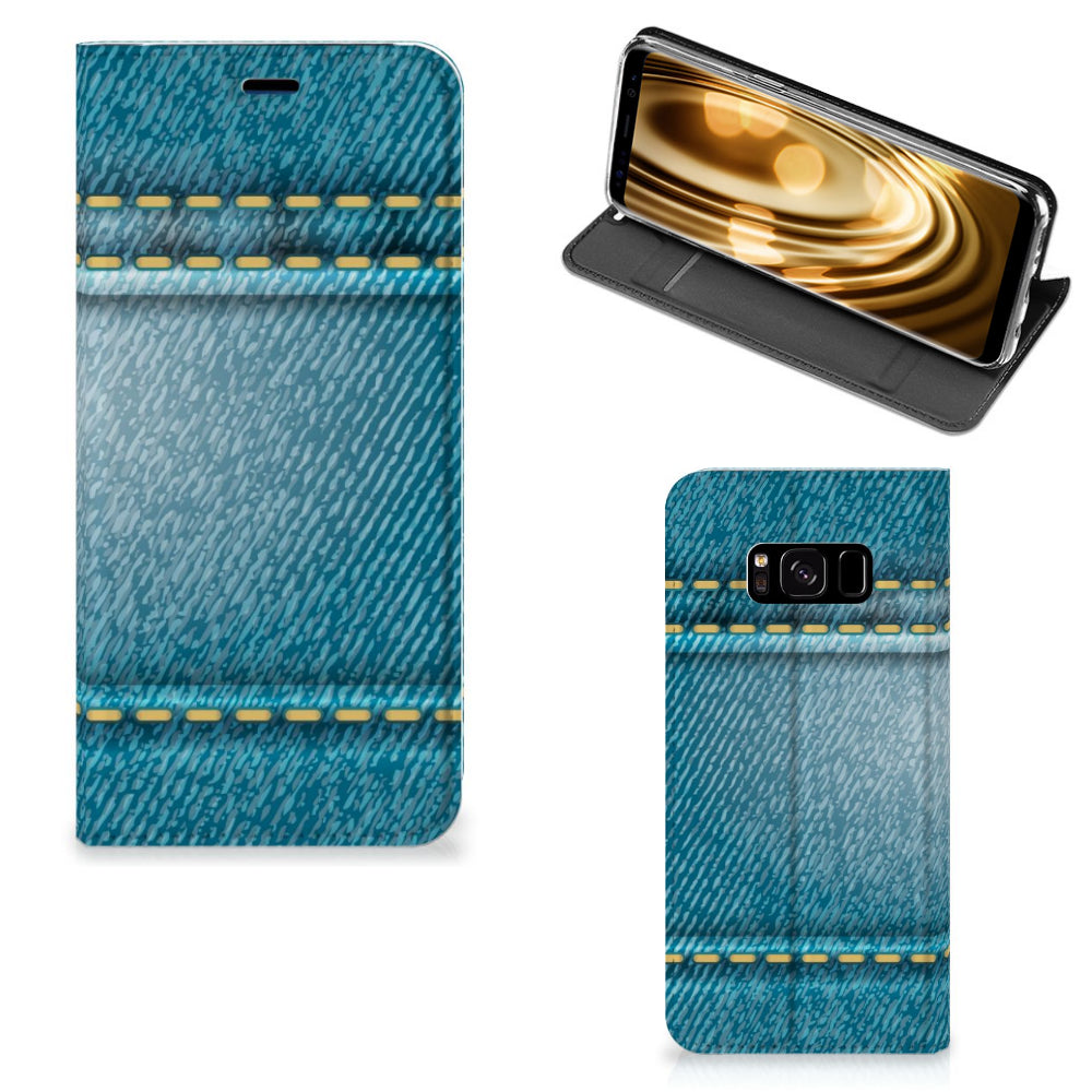 Samsung Galaxy S8 Hippe Standcase Jeans