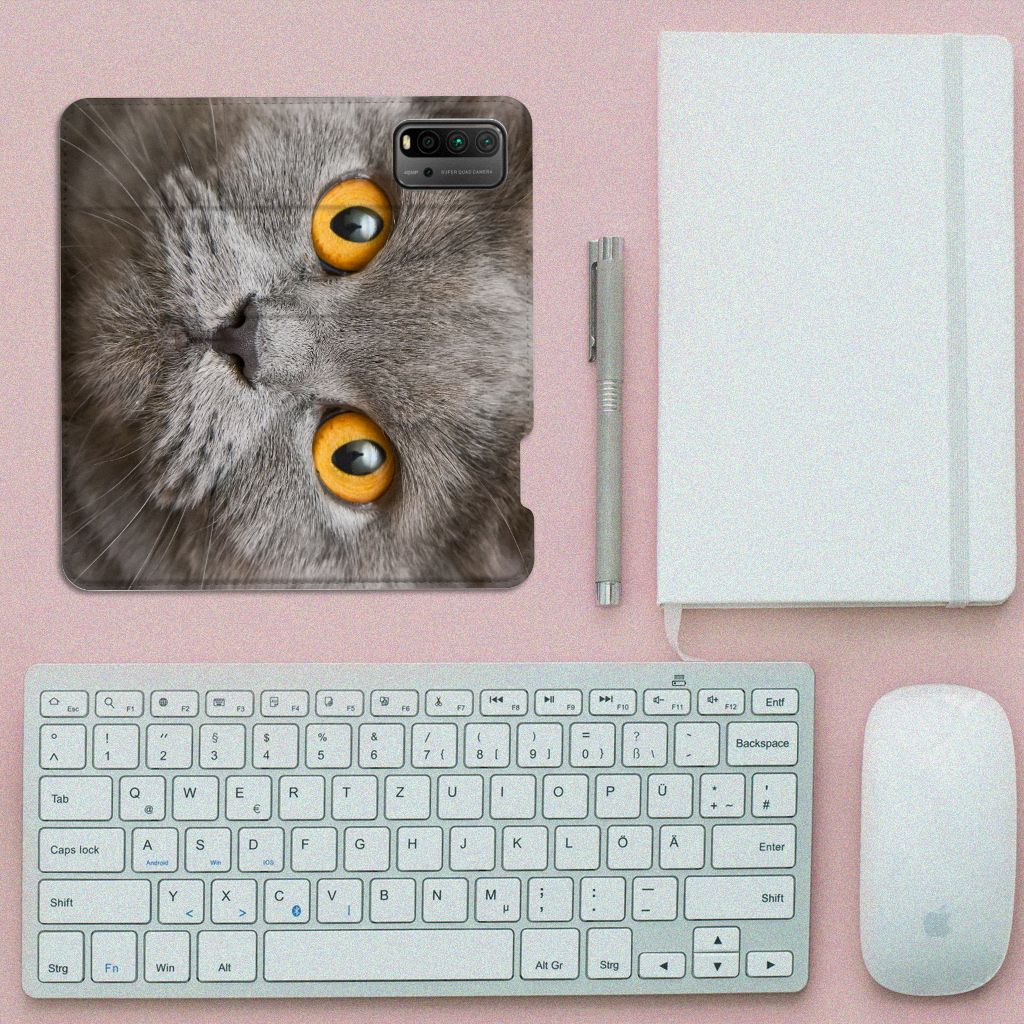 Hoesje maken Xiaomi Poco M3 | Redmi 9T Britse Korthaar - B2C Telecom
