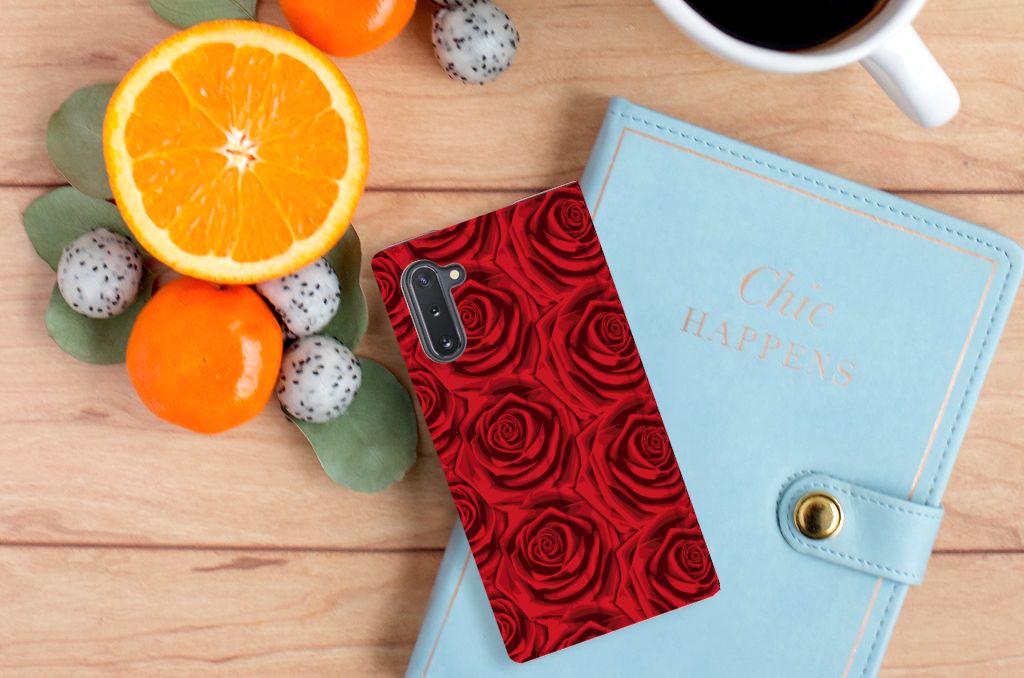 Samsung Galaxy Note 10 Smart Cover Red Roses