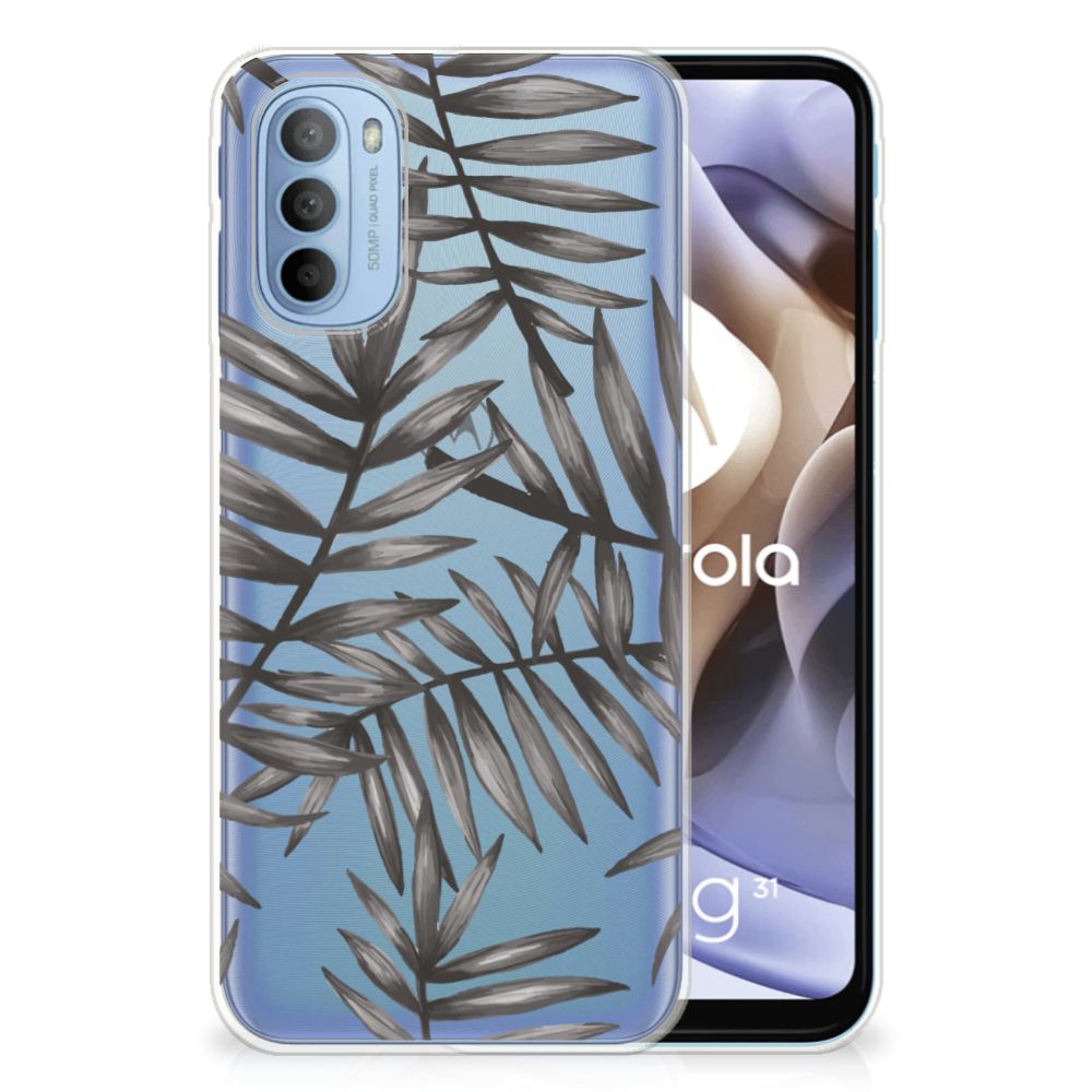 Motorola Moto G31 | G41 TPU Case Leaves Grey B2C Telecom