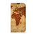 iPhone 13 Mini Book Cover Wereldkaart wereldkaart bruin bokhoes front