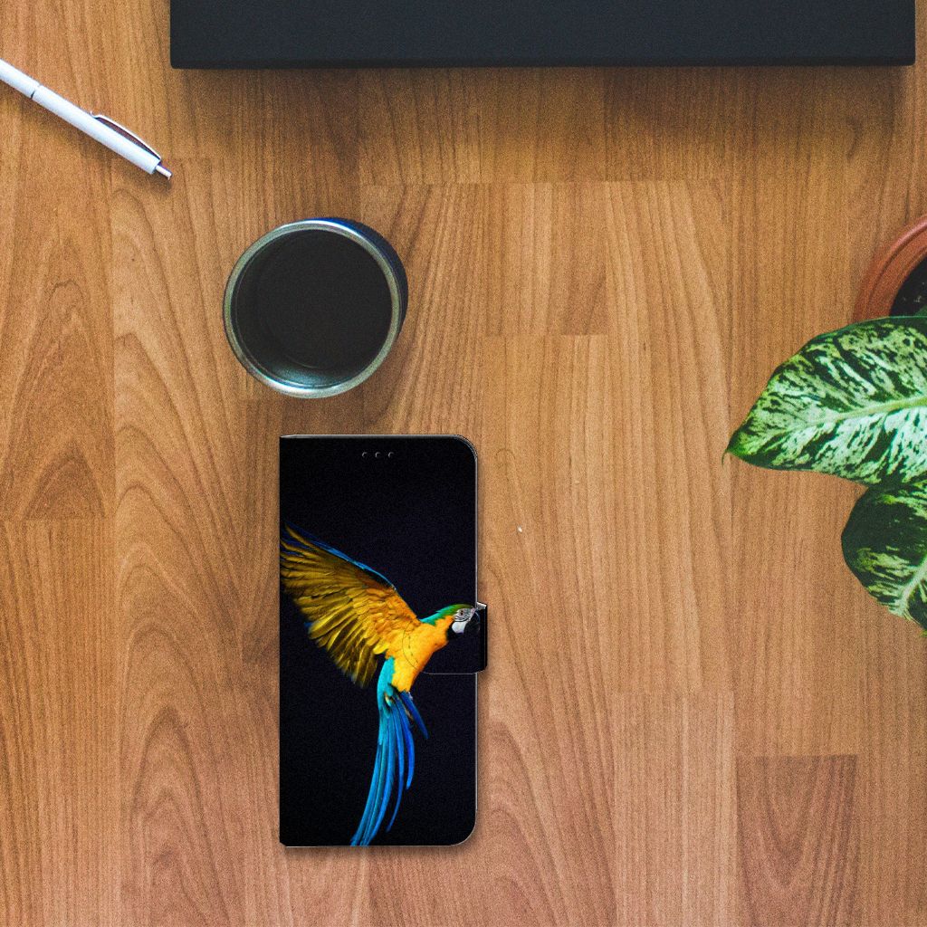 Sony Xperia 1 IV Telefoonhoesje met Pasjes Papegaai