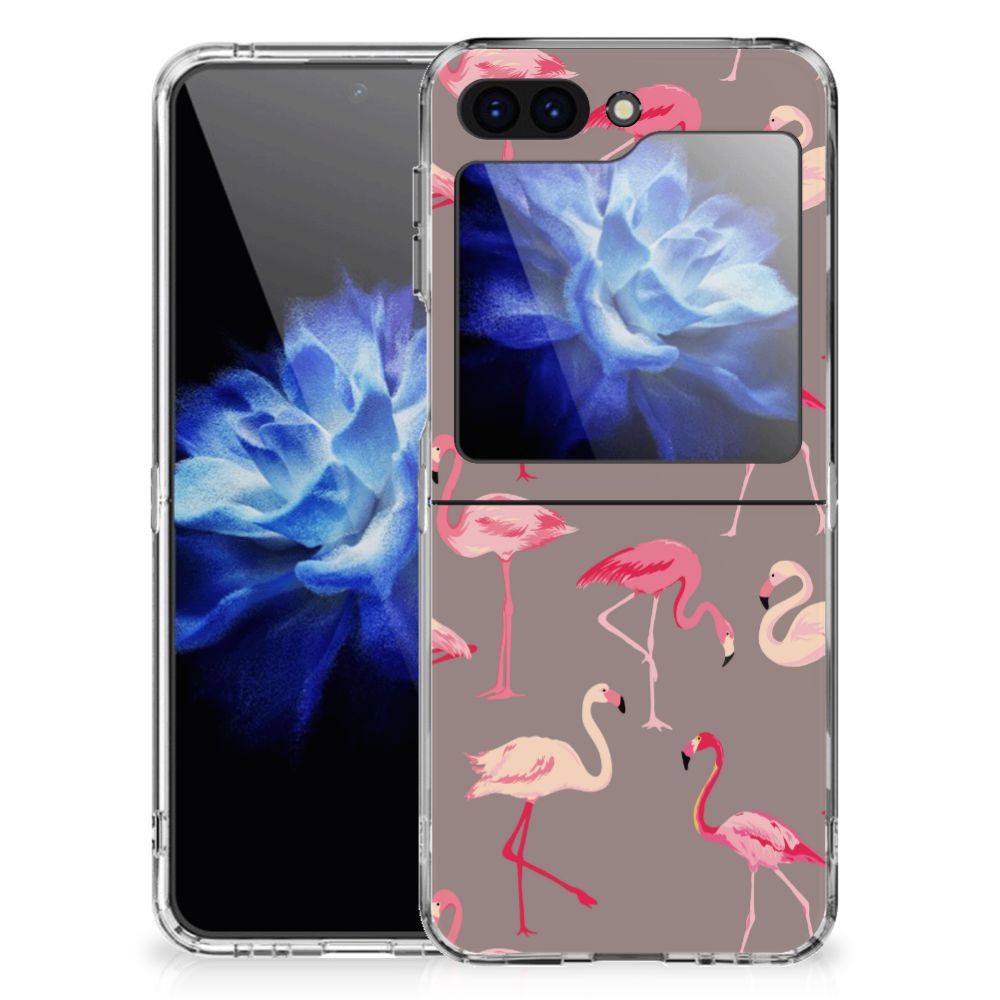 Samsung Galaxy Z Flip 5 TPU Hoesje Flamingo