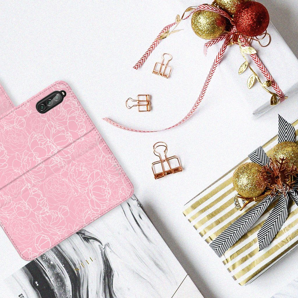 Sony Xperia 10 II Hoesje White Flowers