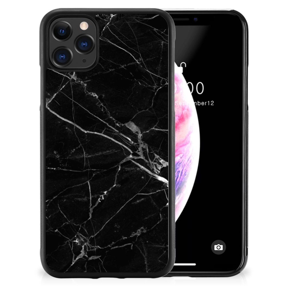 Apple iPhone 11 Pro Max Gripcase Marmer Zwart - Origineel Cadeau Vader B2C Telecom