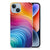 TPU Hoesje voor Apple iPhone 14 Regenboog met kleurrijke golven en abstracte patronen đ