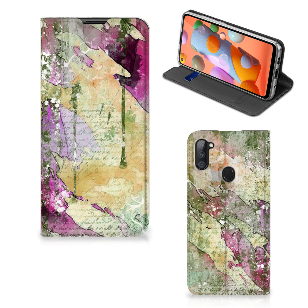 Bookcase Samsung Galaxy M11 | A11 Letter Painting - B2C Telecom