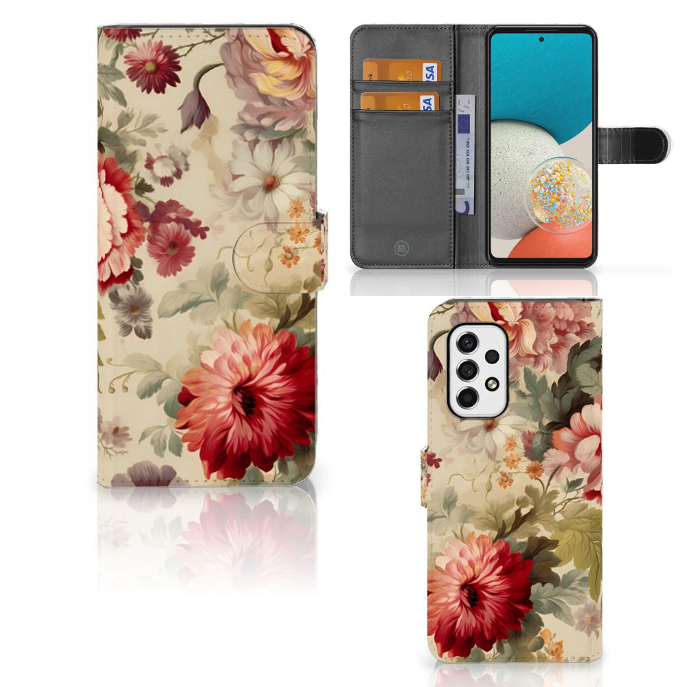 Hoesje voor Samsung Galaxy A53 Bloemen