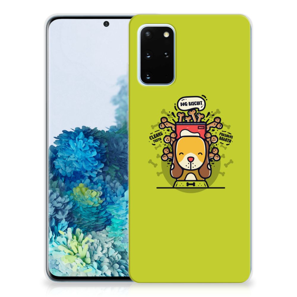 Samsung Galaxy S20 Plus Telefoonhoesje met Naam Doggy Biscuit B2C Telecom