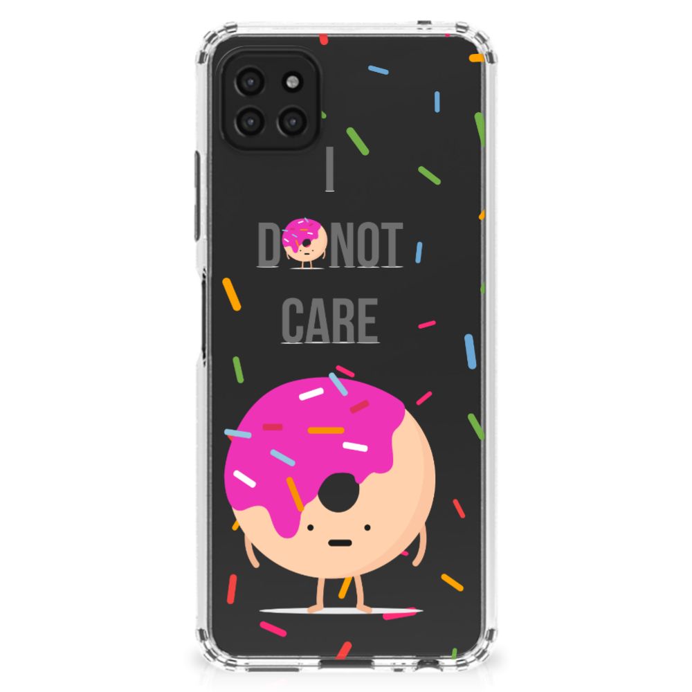 Samsung Galaxy A22 5G Beschermhoes Donut Roze