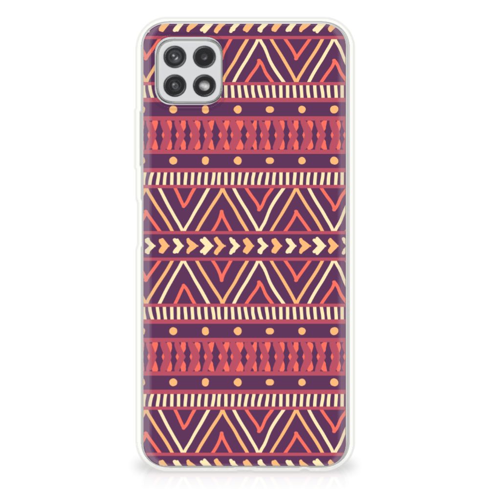 Samsung Galaxy A22 5G TPU bumper Aztec Paars B2C Telecom