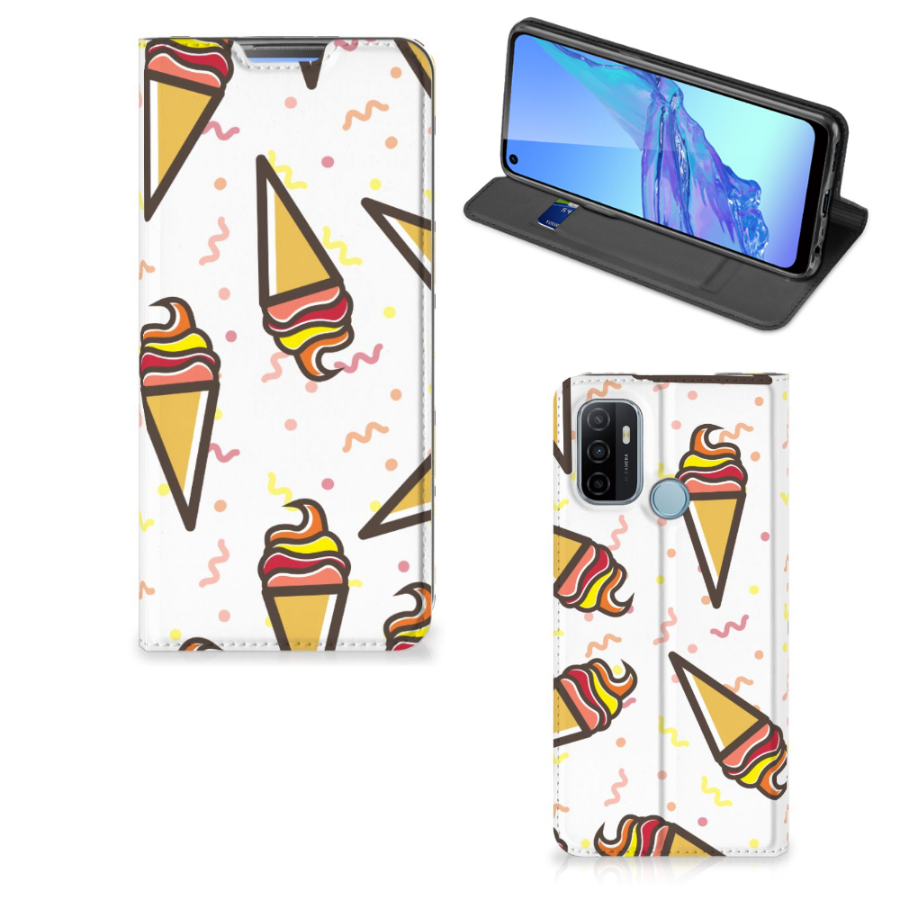 OPPO A53 | A53s Flip Style Cover Icecream - B2C Telecom