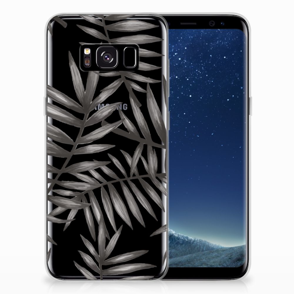 Samsung Galaxy S8 TPU Case Leaves Grey