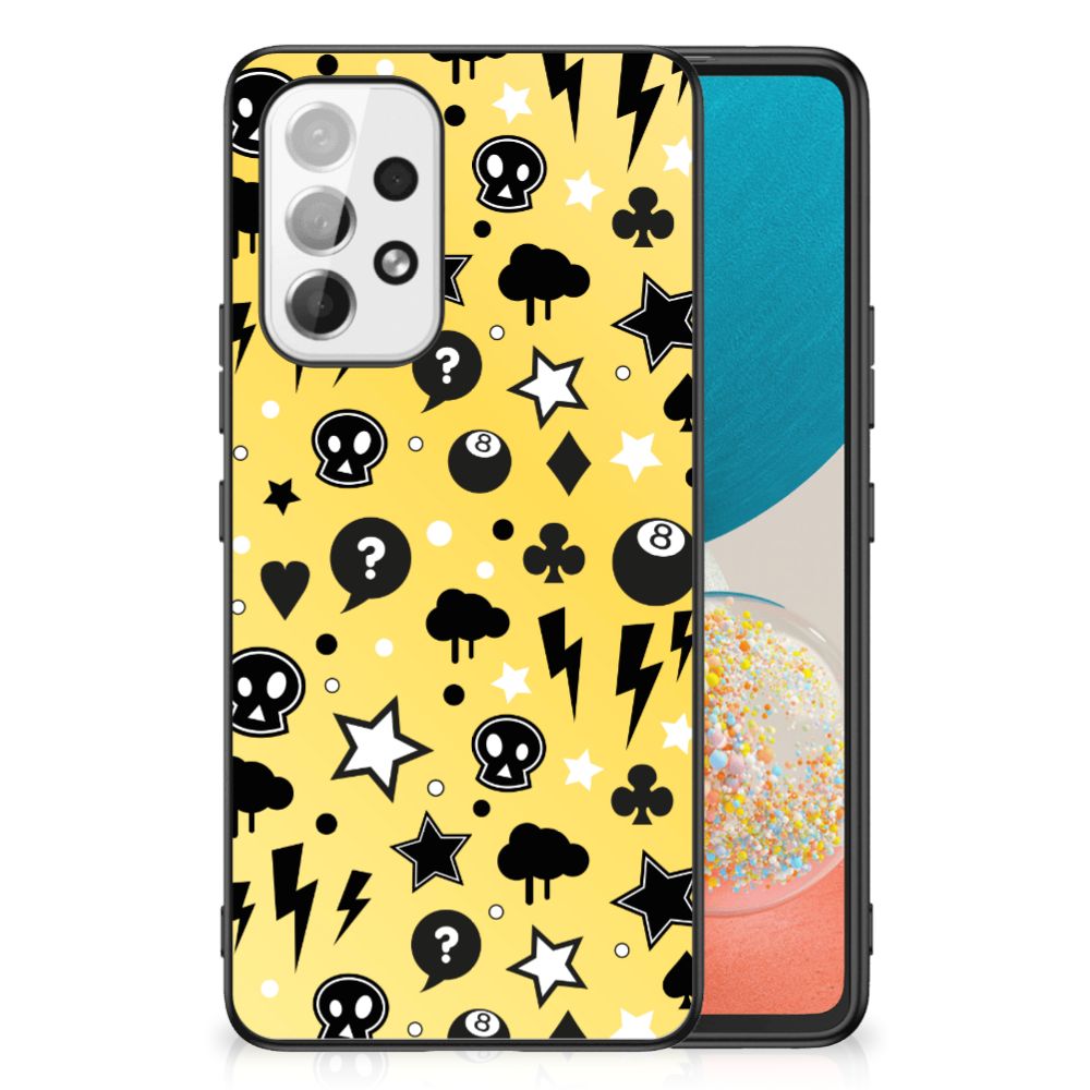 Telefoonhoesje Samsung Galaxy A53 Punk Geel