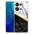 OPPO Reno8 Anti-Shock Hoesje Marmer Wit Zwart - Origineel Cadeau Man B2C Telecom