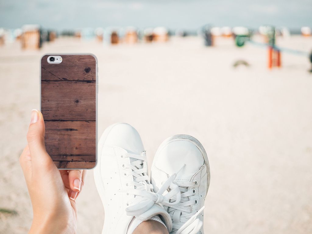 Apple iPhone 6 | 6s Bumper Hoesje Old Wood
