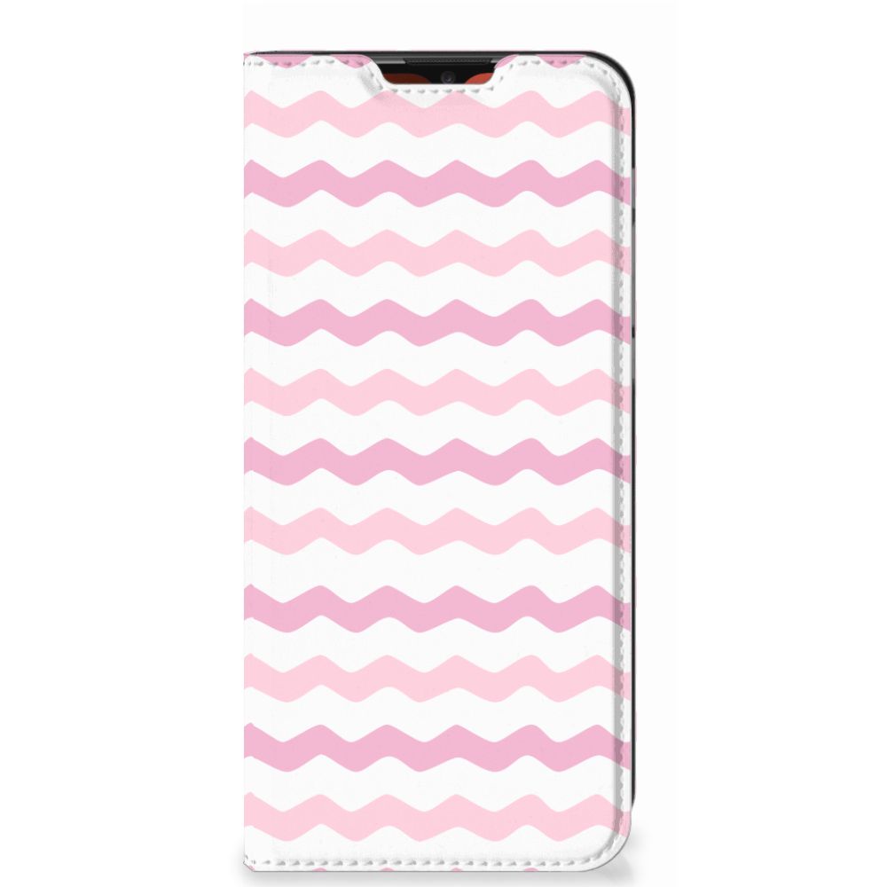 Motorola Moto E7 Power | E7i Power Hoesje met Magneet Waves Roze - B2C Telecom
