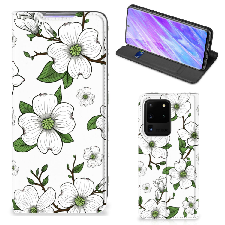 Samsung Galaxy S20 Ultra Smart Cover Dogwood Flowers - B2C Telecom