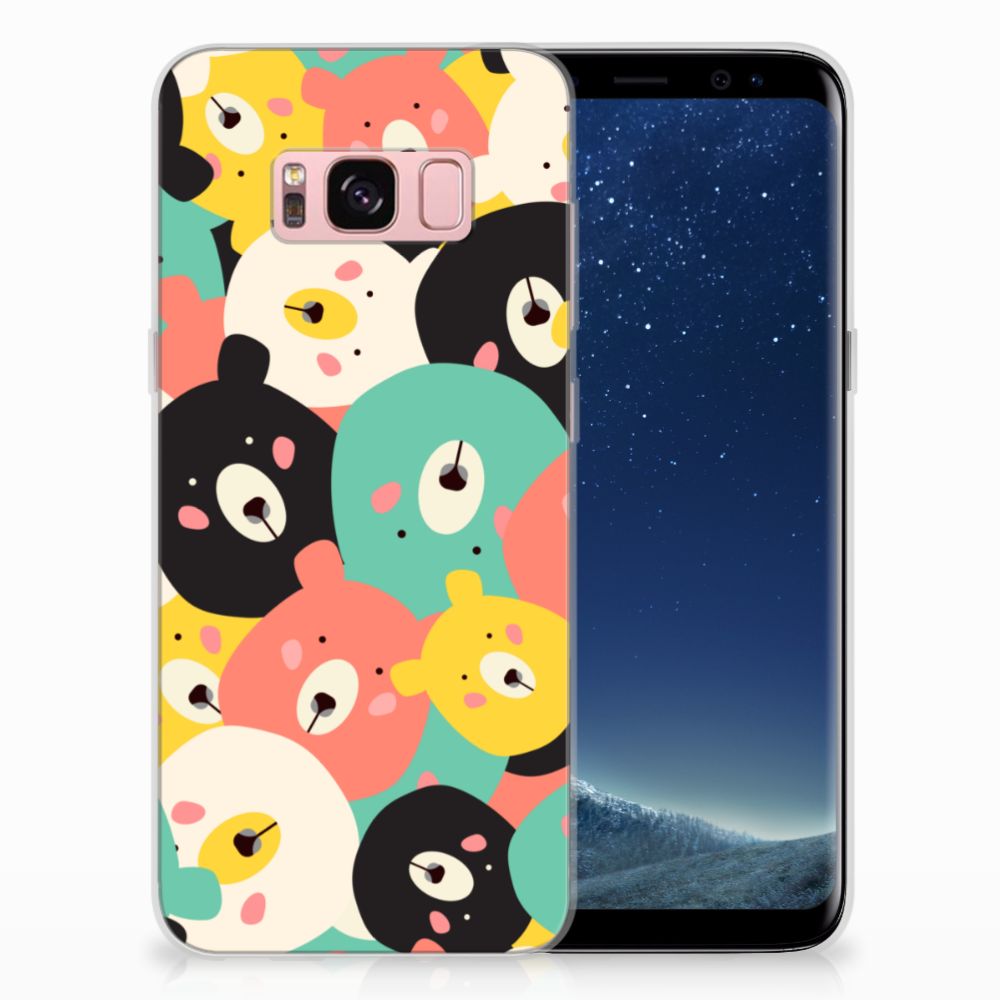 Samsung Galaxy S8 Telefoonhoesje met Naam Bears